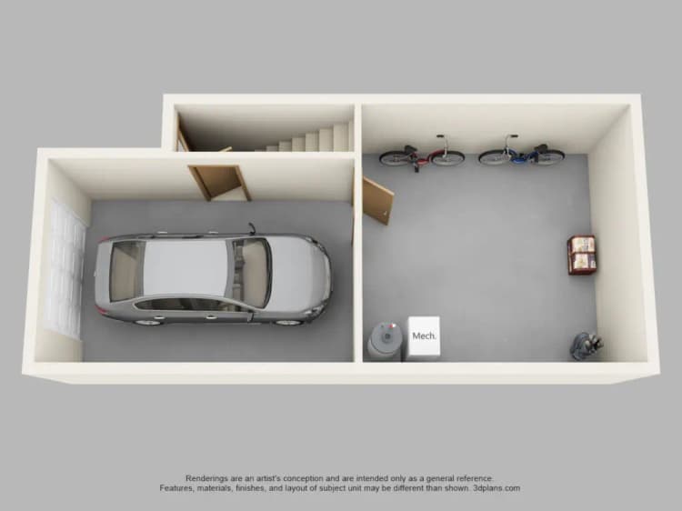 undefined apartments for rent - image - Gables_Carlyle_2x2and-half_TH_Garage-3D-for-Web-1024x768.jpg