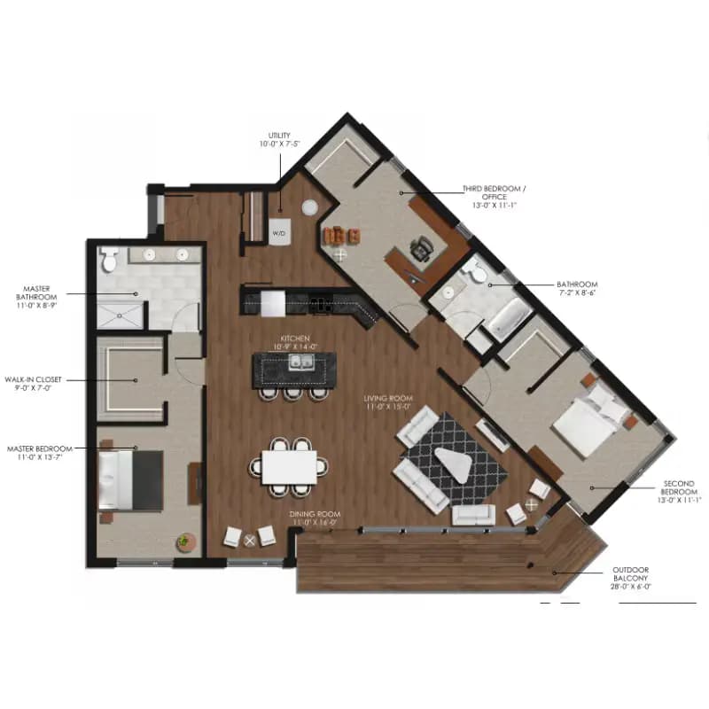 Oak Creek apartments for rent - image - forge-and-flare-oak-creek-wi-floorplan.jpg